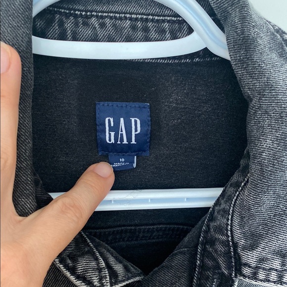 GAP Black grey belted Jeans Distressed Slim Fit - Picture 5 of 14